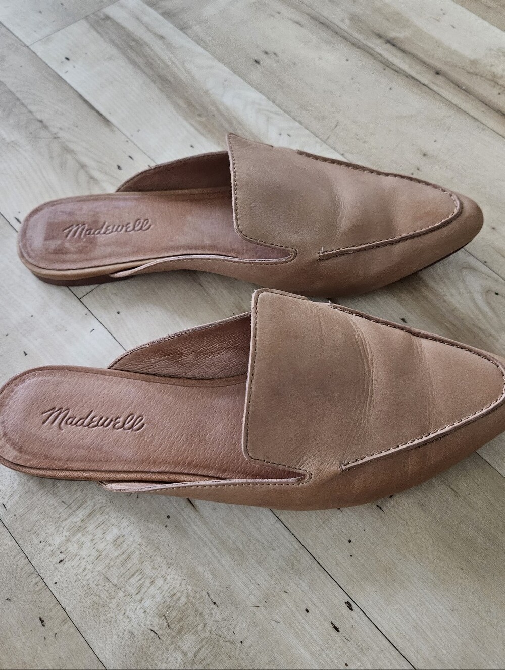 Madewell Frances Skimmer Mule in Leather